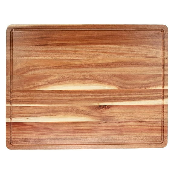M optimized Wooden Cutting Boards for Kitchen, 24" x 18" Large Cutting Board with Juice Groove and Side Handle, Chopping Board, Butcher Block, Large Charcuteries Board