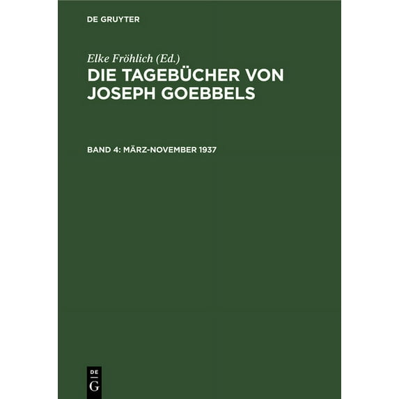 März-November 1937, (Hardcover)