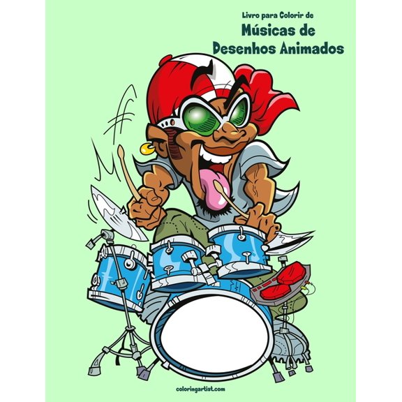 Msicas de Desenhos Animados Livro para Colorir de Msicas de Desenhos Animados, Book 1, (Paperback)