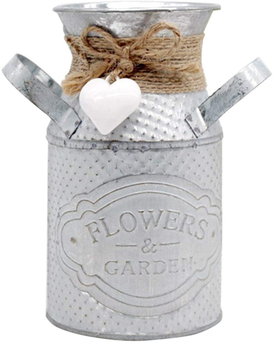 Vase En Métal Martelé Design Bossé – Hauteur 14,5 Cm, Diamètre 11 Cm – Déco Table Argentée Pour Fleurs, Bureau Ou Chambre
