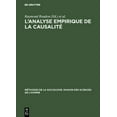 thumbnail image 1 of MÃ©thodes de la Sociologie. Maison Des Sc L'analyse empirique de la causalitÃ©, Book 2, (Hardcover), 1 of 1