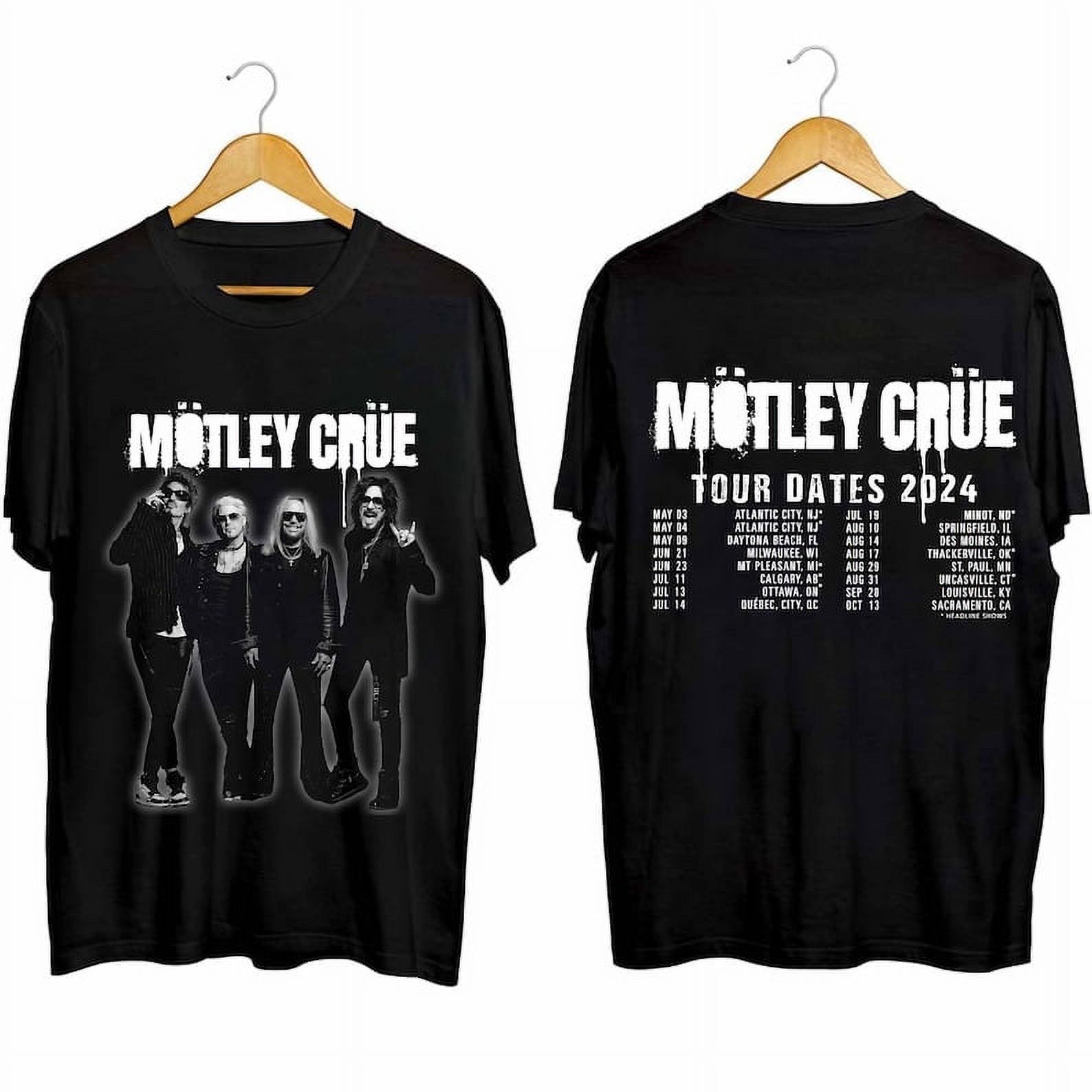 Mötley Crüe 2024 Tour Shirt, Mötley Crüe Band Fan Shirt, Mötley Crüe Concert  Shirt, Mötley Crüe Clothing - Walmart.com