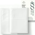 thumbnail image 1 of Máulli Collection 100% Cotton King Size Pillow Cases Set of 2 - 400 Thread Count Pillow Cases King Size Set of 2 (White), Luxuriously Soft Hotel Quality Sateen Weave Pillowcases, Crisp & Cool, 1 of 7