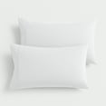 thumbnail image 1 of Máulli Collection 100% Organic Cotton Pillow Cases Set of 2 Queen / Standard Size - Soft, Cooling, Crisp & Breathable Organic Cotton Percale Weave Pillowcase for Queen Pillow (White), GOTS Certified, 1 of 6