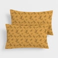 thumbnail image 1 of Máulli Collection Queen Pillow Cases Set of 2 - 100% Organic Cotton Pillow Cases Crisp, Cool Percale Printed Pillowcase for Queen Pillow (Damsel Fly), 1 of 6