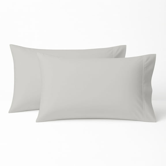 Máulli Collection Pillowcases Queen/Standard Size – Set of 2, Light Grey, 1800 Series Premium Brushed Microfiber, Ultra-Soft Hotel Luxury, Durable & Long Lasting, Wrinkle & Fade Resistant