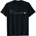 thumbnail image 1 of M茅xico Simple Love Mexican Flag Heart on Mexico T-Shirt, 1 of 5