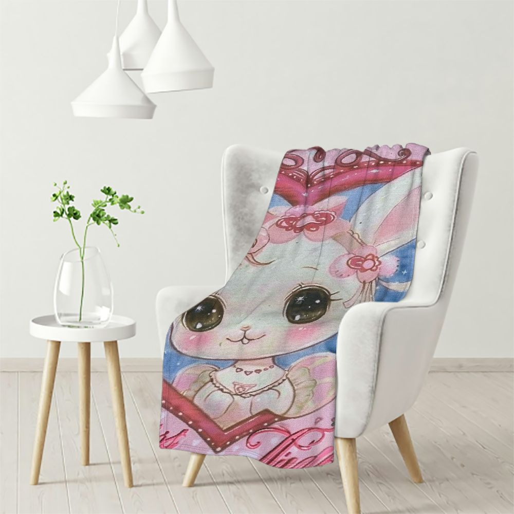 My MelODY Throw Blanket Cozy Soft Prevent Pilling Resist Wrinkles for