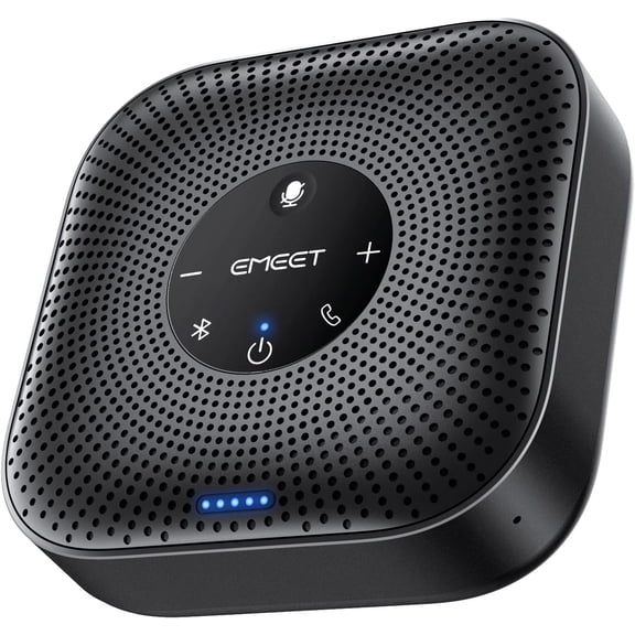 M0 Plus Conference Speaker and Microphone, 4 Mics 360 Voice Pickup