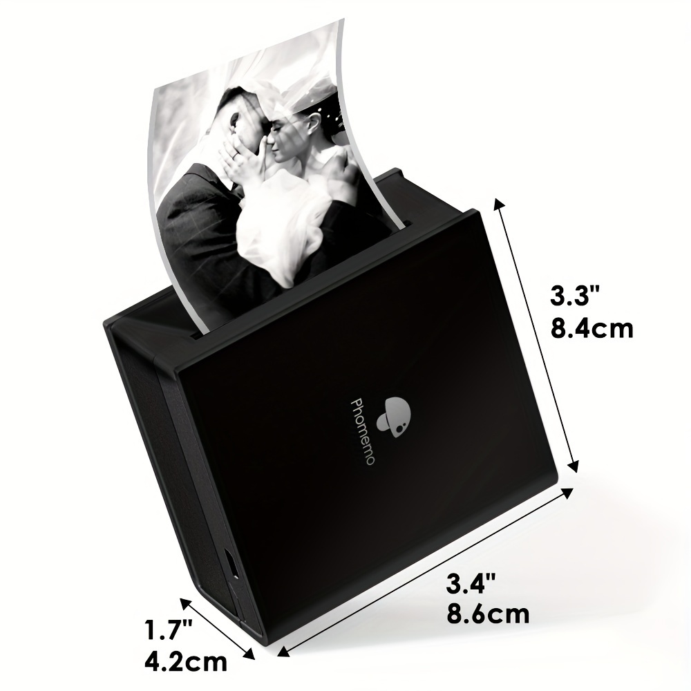 M02 Compact Portable Thermal Printer HighRes 203 dpi Rechargeable