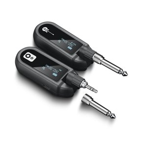 M02 UHF Wireless System Transmitter and Receiver for Guitar Violin Bass Electric Piano Keyboard Instrument Electric Drum