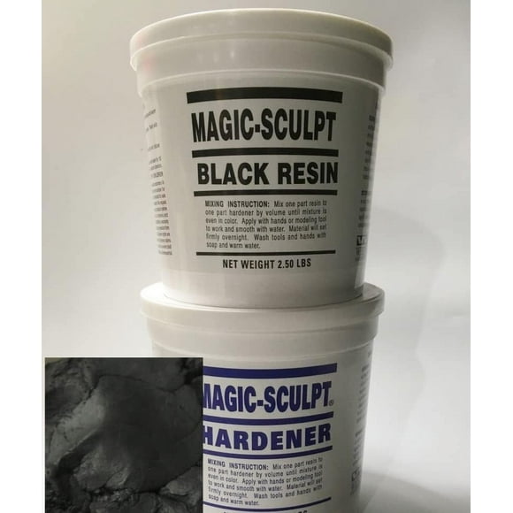 M02050Magic Sculpt Epoxy Putty Black 5 LB Kit Epoxy Clay Model Putty