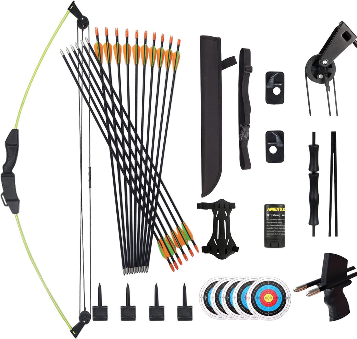 M021 Compound Bow and Arrow Set for Youth Kids Beginner