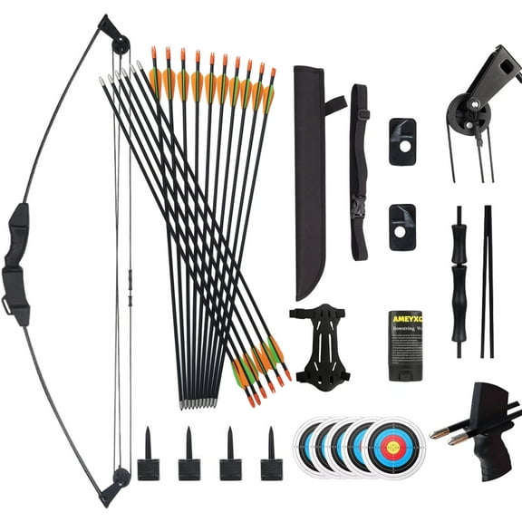 M021 Compound Bow and Arrow Set for Youth Kids Beginner