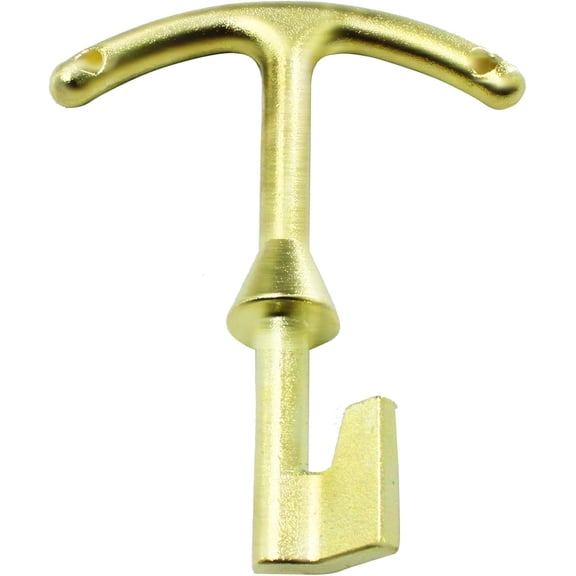 M07001 Water Meter Box Key T Wrench Hook Valve Box Key, 5.5 inch | Water Meter Cover Lid Opening Tool Valve Box Key(1 Pcs)