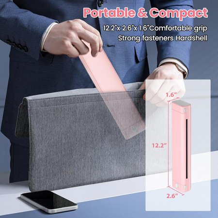M08F Portable Thermal Printer Wireless Inkless Mobile Printer for Travel Office Home School Support 8.5x11 Paper