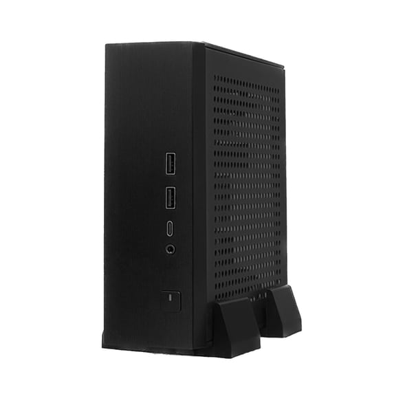 M09 HTPC Case Industrial Control Mini ITX Computer Case with USB2.0 Foot Stand Convenient and Efficient