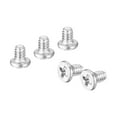thumbnail image 1 of M1.4-0.3 x 2mm 20Pcs Metal Flat Round Head Screws Phillips Drive Machine Bolt, 1 of 6