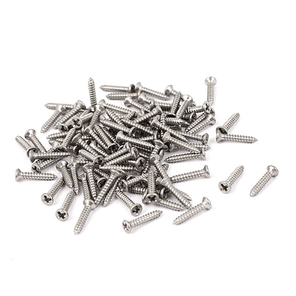M1.4 x 8mm Cross Head Countersunk Self Tapping Screw 100 Pcs