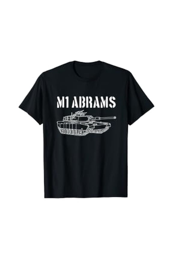 M1 Abrams Tank Schematic Vintage Military Armor Tank T-Shirt, Unisex T-Shirt