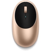 Satechi M1 Wireless Bluetooth Mouse, USB-C Rechargeable, Compact & Portable, for MacBook Air/Pro M5/M4, iPad Air/Pro M5/M4/M3, iPad mini, Mac mini, iMac & Windows - Gold