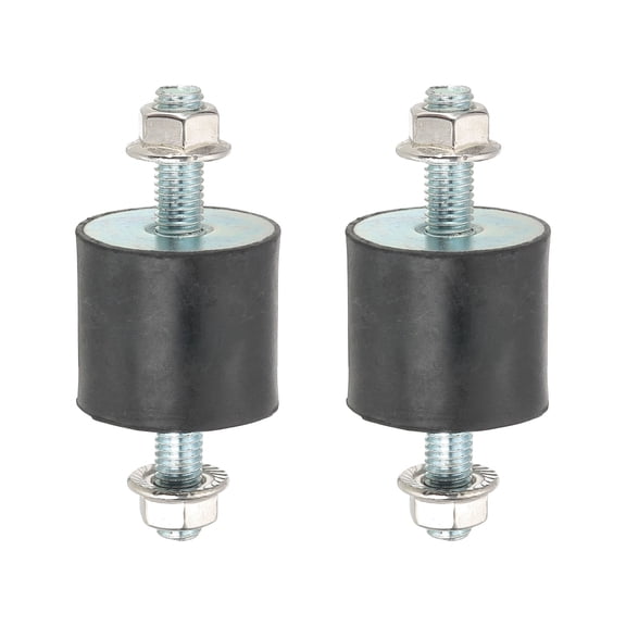 M10 40x30mm Rubber Isolator Mounts Shock Absorber Anti-Vibration Isolation Damping Mounts, 2 Pcs