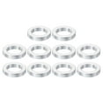 thumbnail image 1 of M10 Aluminum Spacers, 10 Pcs Metal Spacer Aluminum 10.2mm ID x 16mm OD x 3mm L for 3/8" M10 Screw Bolts, 1 of 5