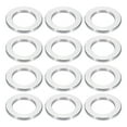 thumbnail image 1 of M10 Aluminum Spacers, 12 Pcs Metal Spacers Aluminum 10.2mm ID x 16mm OD x 2.5mm L Aluminum Spacer Screw Standoff Round for 3/8 or M10 Screw Bolts, 1 of 5