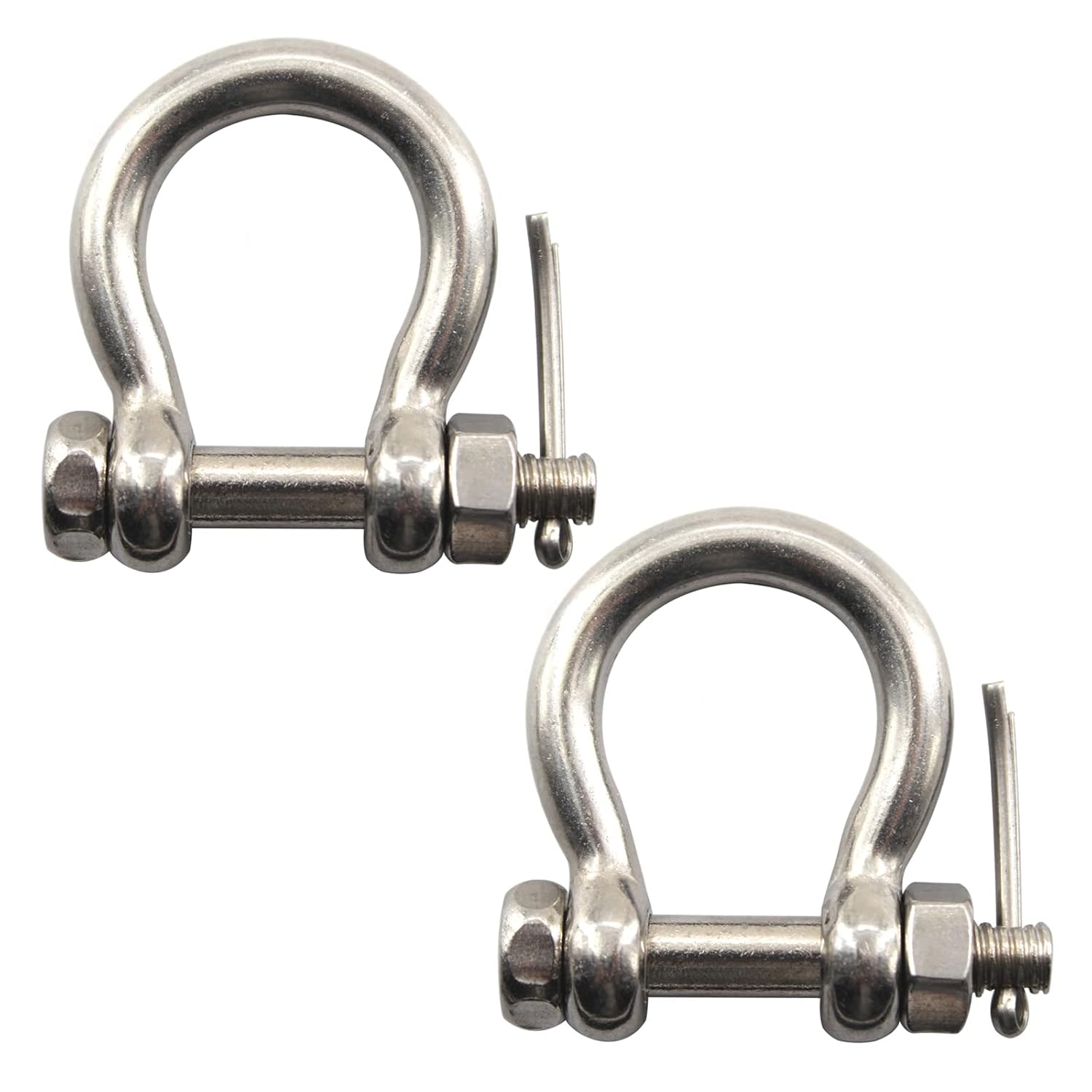 M10 Bow Shackle Anchor Shackle Stainless Steel 304 D Ring Shackle with
