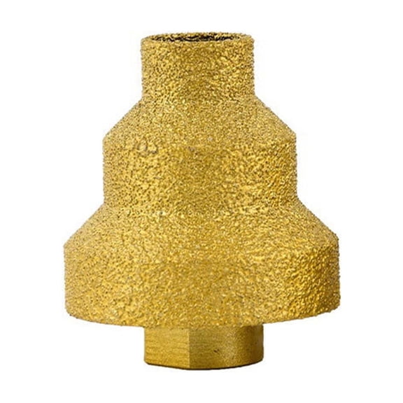 M10 Core Drill Bit for Concrete Tile Quartz Stone Marble | Heavy - Duty Reaming, Fast Drilling, Long - Lasting Performance, Angle Grinder Compatible, Trim and Chamfer Tool,Gold