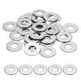 thumbnail image 1 of M10 Flat Washer for Screw, 30Pcs 304 Stainless Steel Washers 10MM ID x 25MM OD x 1.5MM Thick(Silver Tone), 1 of 6