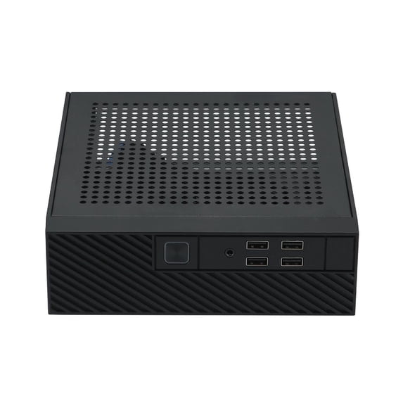 M10 Mini ITX Computer Case Chassis HTPC Host Case USB ITX Enclosure PC Computer Chassis Desktop Box Easy to Install