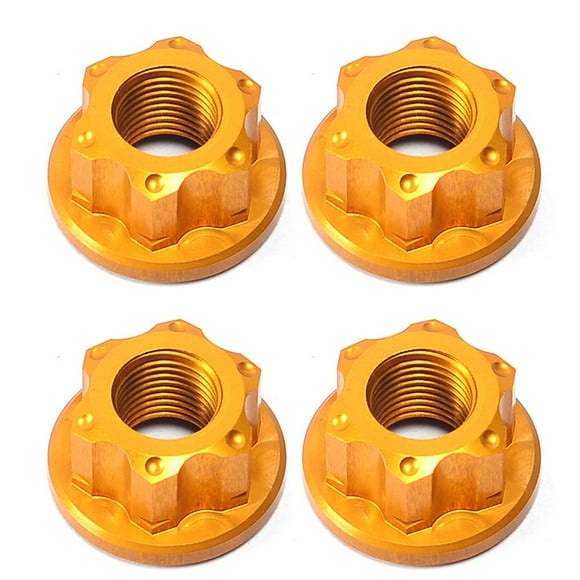 M10 Nut Part Hub Non-Quick Release Nuts Professional Screw Track Wheel Red Fangkenuo