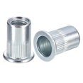 thumbnail image 1 of M10 Rivet Nuts, 20 Pack Zinc Plated Carbon Steel Knurled Flat Head Threaded Insert Nuts, 1 of 5
