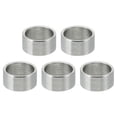 thumbnail image 1 of M10 Stainless Steel Spacers, 5 Pcs Metal Spacer Stainless Steel 10.2mm ID x 12mm OD x 6mm L for 3/8" M10, 1 of 5