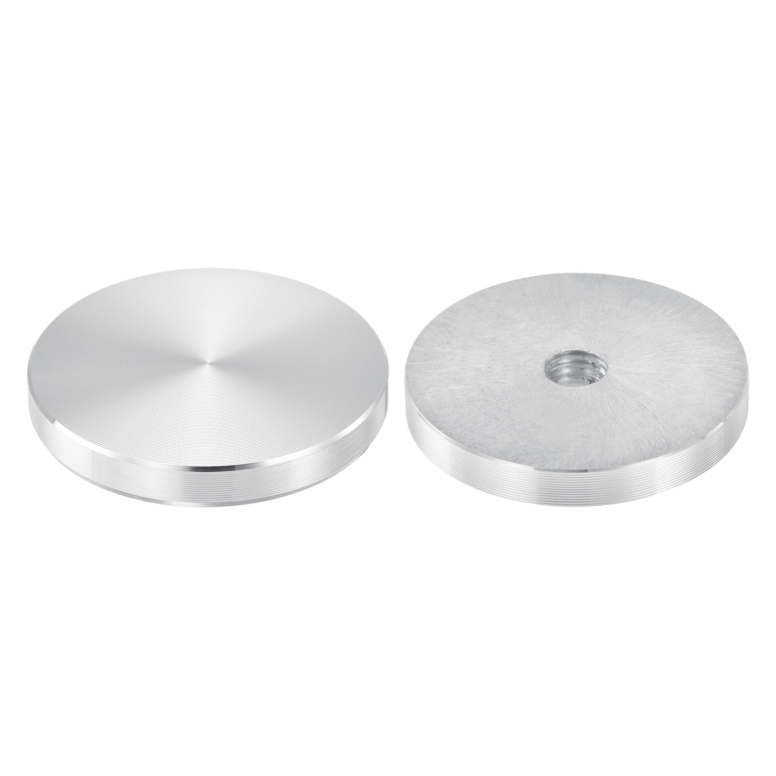 M10 Thread 50mm Diameter Round Shape Aluminum Disc Hardware 2pack ...