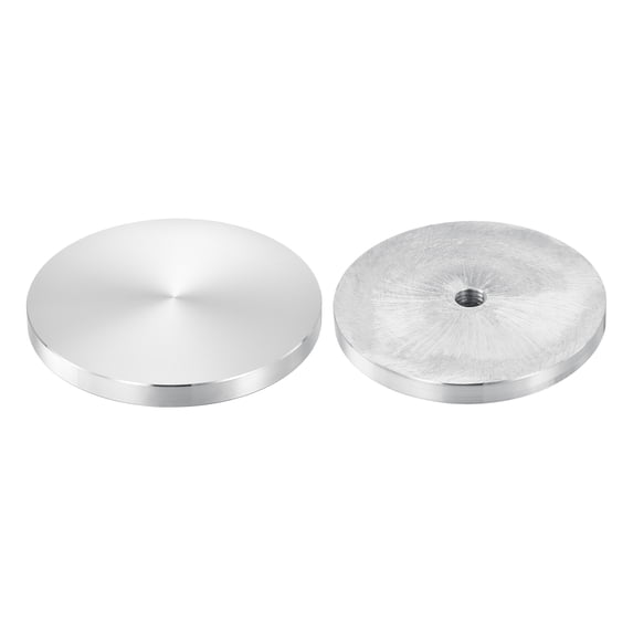 M10 Thread 80mm Diameter Round Shape Aluminum Disc Hardware 2pack ...