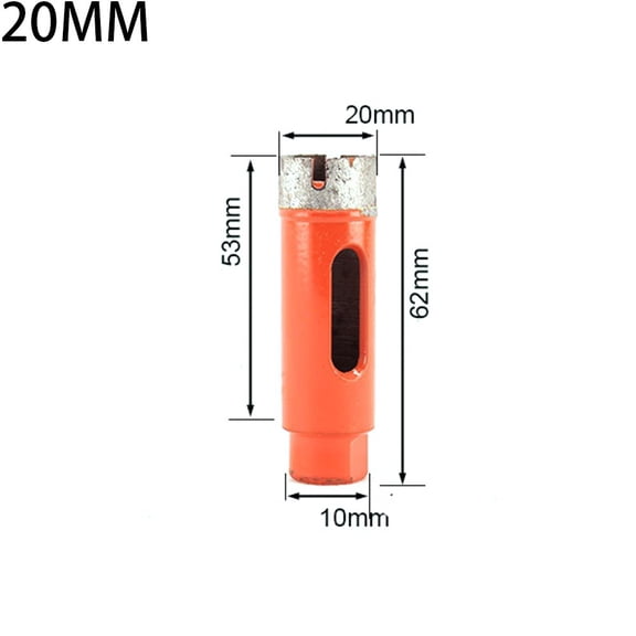 M10 Thread Dry Vacuum Brazed Diamond Drill Core Bit Ceramic Tile Stone Hole Saw