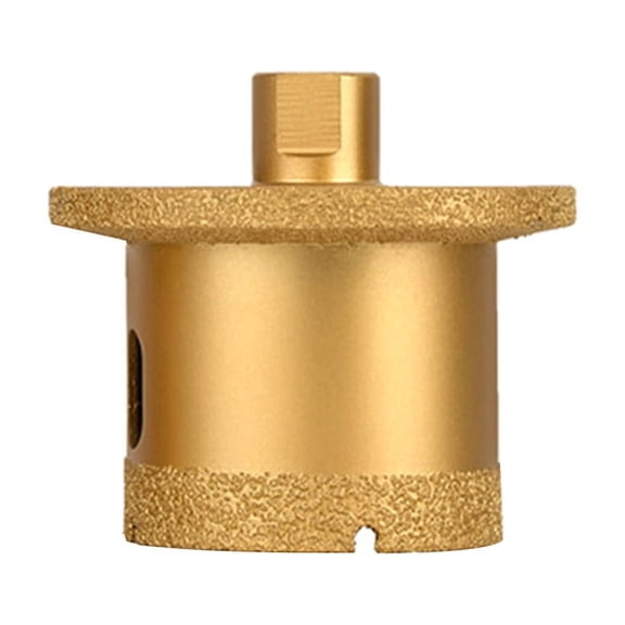 M10 Vacuum Brazed Hole Drill Diamond Hole Saw Drill Core Bits for Marble Tiles Porcelain Tile Washbasin Hole Opener,1 * M10 Vacuum Brazed Hole Drill,Gold