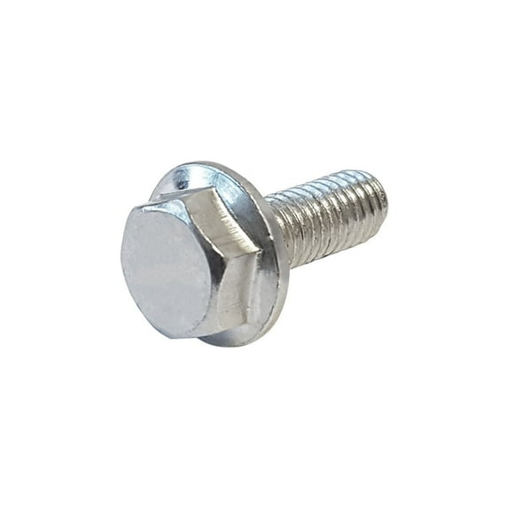 Quest Manufacturing Co. M10 Zinc Flanged Hex Bolt for Cable Tray, 3/4", 10 Pack