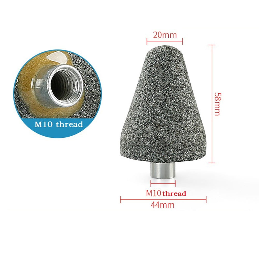 M10 thread Grinding Wheel Head Stone Carving Polishing Chamfer ...