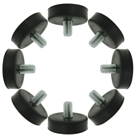 M10 x 15 x 43mm Leveling Feet Adjustable Leveler for Furniture Table Leg 8pcs