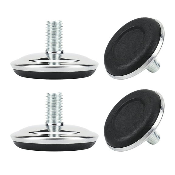 M10 x 17 x 50mm Leveling Feet Adjustable Floor Protector for Desk Leg 4pcs