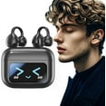 thumbnail image 1 of M100 Clip on Ear Headphones, M100 Clip Earbuds - Touch Screen Integrated Operation of 13 Functions - Remote Photo Taking/Personalized Wallpaper/Noise Reduction/Alarm Clock Etc, Co2 Clip Earbuds (B), 1 of 7