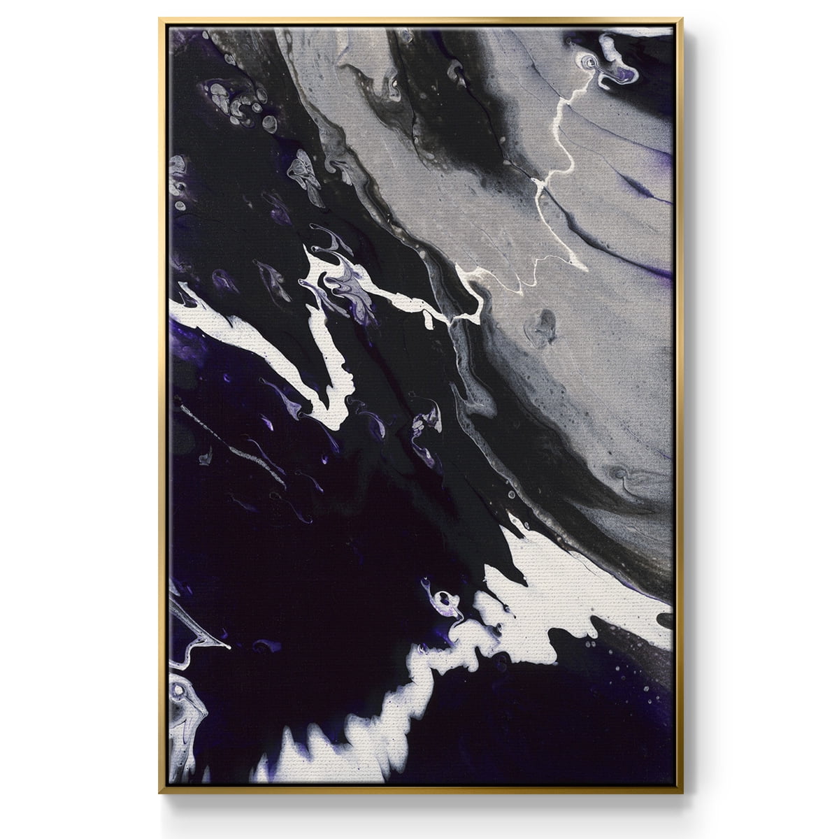M108 Framed Premium Gallery Wrapped Canvas - Ready to Hang - 25 x 37 - Gold Floating Frame