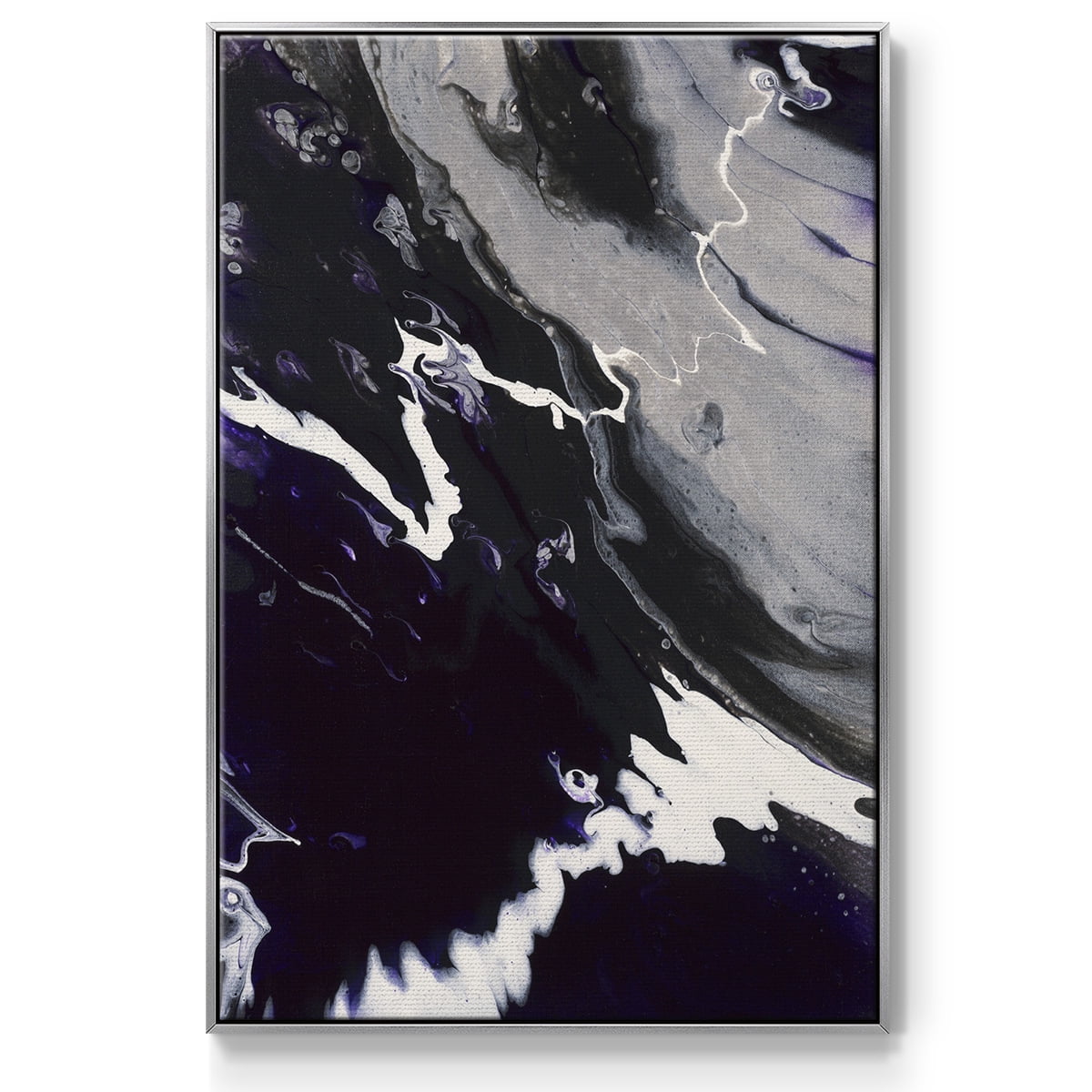 M108 Framed Premium Gallery Wrapped Canvas - Ready to Hang - 27 x 41 - Silver Floating Frame