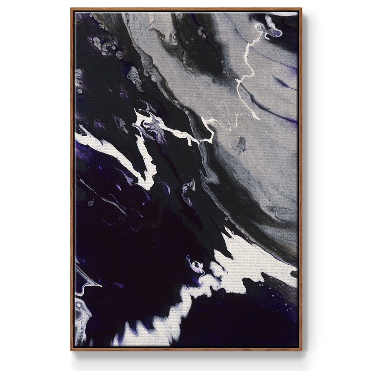 M108 Framed Premium Gallery Wrapped Canvas - Ready to Hang - 27 x 41 - Walnut Floating Frame