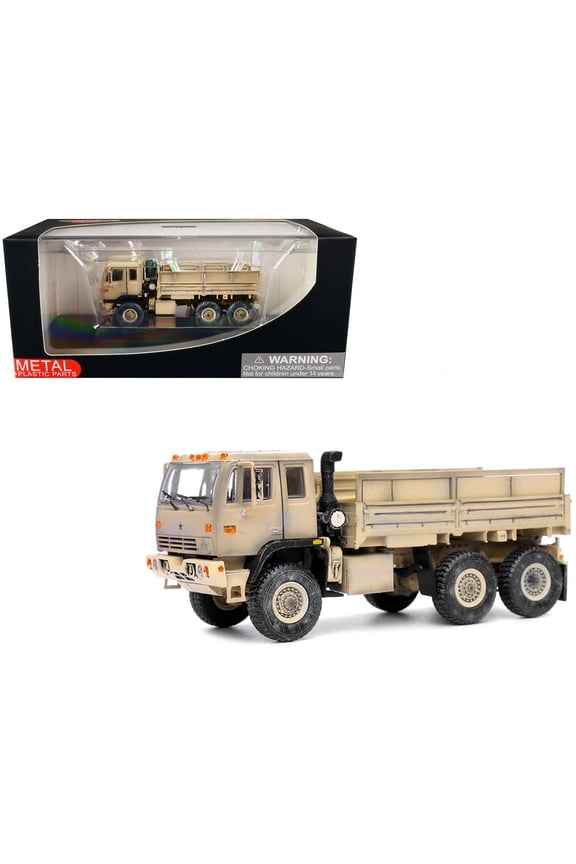 M1083 MTV (Medium Tactical Vehicle) Standard Cargo Truck Desert Camouflage "US Army" 1/72 Diecast Model by Panzerkampf