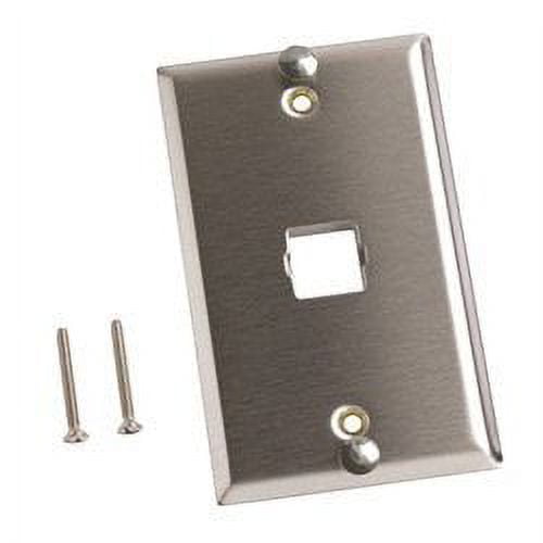 M10LW4: Uniprise Stainless Steel Faceplate