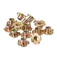 thumbnail image 1 of M10x12mm T-Nuts 4 Pronged Tee Nut Carbon Steel Color Zinc Plating 24 Pack, 1 of 5